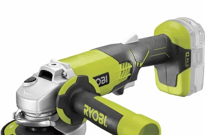 Акумуляторная угловая шлифмашина Ryobi ONE+